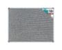 Parrot Bulletin Board Ribbed Aluminium Frame 600 x 450mm Laurel