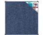 Parrot Bulletin Board Ribbed Aluminium Frame 1000 x 1000mm Denim