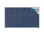 Parrot Bulletin Board Ribbed Aluminium Frame 1500 x 900mm Denim