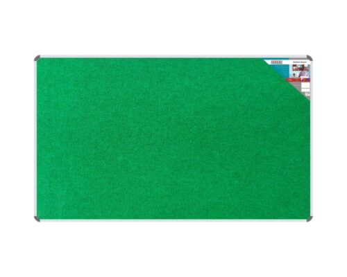 Parrot Bulletin Board Ribbed Aluminium Frame 2000 x 1200mm Palm