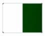 Parrot Non-Magnetic Combination Green Felt Whiteboard 1200 x 900mm