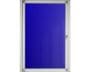 Parrot Hinged Pinning Display Case Royal Blue 900 x 600mm