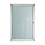Parrot Hinged Pinning Display Case Grey 900 x 600mm