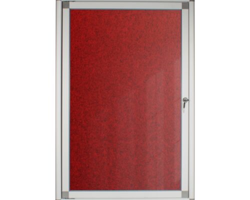 Parrot Hinged Pinning Display Case Burgandy 900 x 600mm