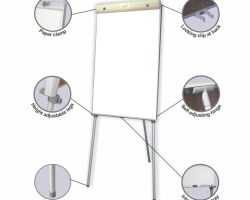 Parrot Standard 1000 x 640mm Non-Magnetic Flipchart