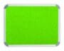 Parrot Info Board Aluminium Frame 900 x 600mm Lime Green