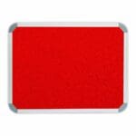 Parrot Info Board Aluminium Frame 900 x 600mm Red