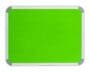 Parrot Info Board Aluminium Frame 1200 x 900mm Lime Green