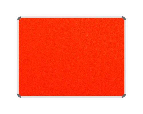 Parrot Info Board Aluminium Frame 1000 x 1000mm Orange
