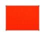 Parrot Info Board Aluminium Frame 1000 x 1000mm Orange