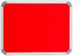 Parrot Red 1500 x 1200mm Aluminium Frame Info Board