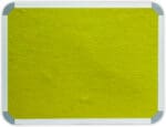 Parrot Yellow 1500 x 900mm Aluminium Frame Info Board