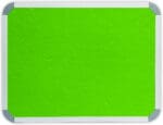 Parrot Lime Green 2000 x 1200mm Aluminium Frame Info Board