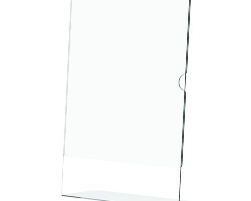Parrot Acrylic Menu Holder Single Sided Portrait A5 5 Pack