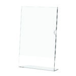 Parrot A6 Portrait Acrylic Single Sided Menu Holder 5 Pack
