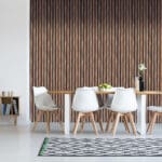 Parrot Natural Walnut Slatted Wall Panel 600 X 2400mm