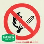 Parrot Photoluminescent 190mm F26 Safety Sign