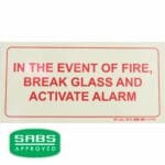 Parrot Photoluminescent 190mm F44 Safety Sign