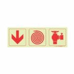 Parrot Photoluminescent 190mm F7 Safety Sign