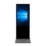 Parrot 43 Inch LED Touch Standing Kiosk Black
