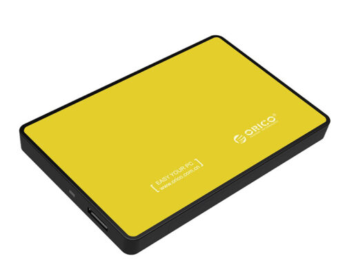 Orico 2.5″ USB3.0 External HDD Enclosure – Yellow