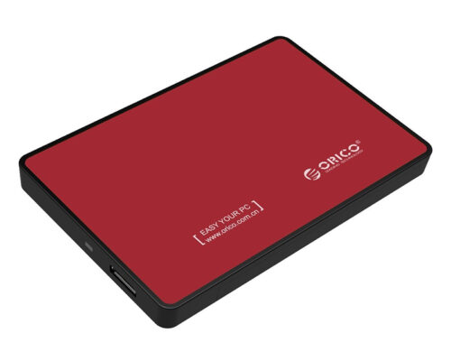 Orico 2.5″ USB3.0 External HDD Enclosure – Red
