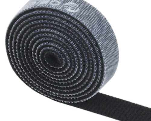 Orico 1m Hook and Loop Cable Tie – Black