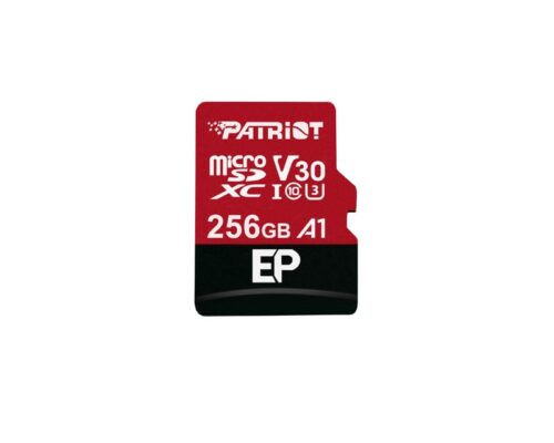 Patriot EP V30 A1 256GB Micro Sdxc Card + Adapter