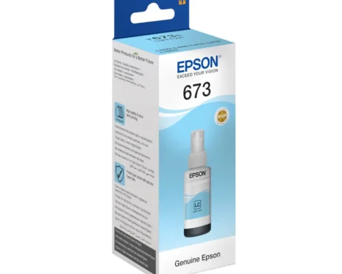 Epson 673 Light Cyan Ink Bottle