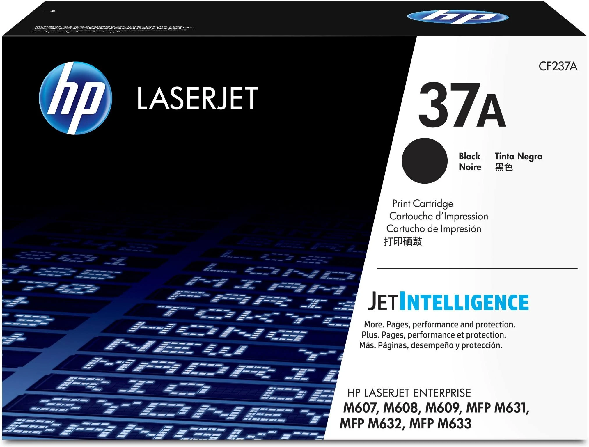 HP 37A Black LaserJet Toner Cartridge