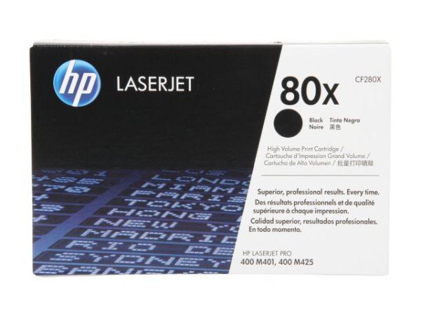 HP 80X High Yield Black Original LaserJet Toner Cartridge