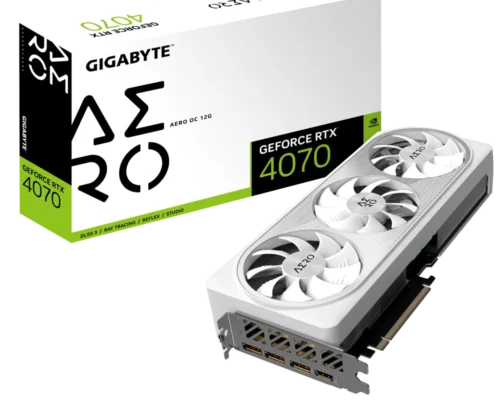 GIGABYTE GeForce® RTX 4070 12G AERO OC Edition