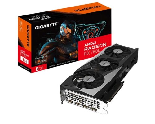 GIGABYTE AMD RX7600 8GB GAMING OC Edition
