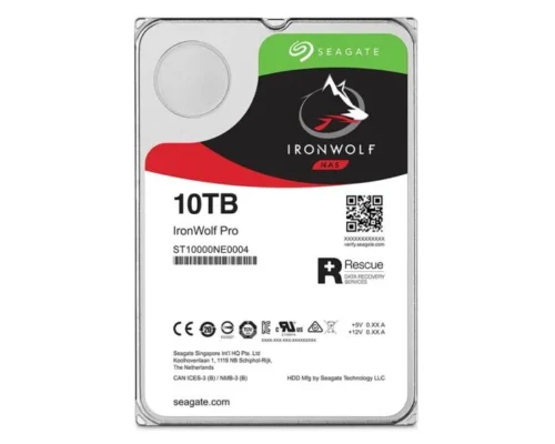 Seagate Ironwolf Pro ST10000NT001 10TB 3.5” HDD NAS Drive