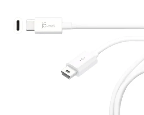 J5Create JUCX10 180cm Type-C to USB Mini-B