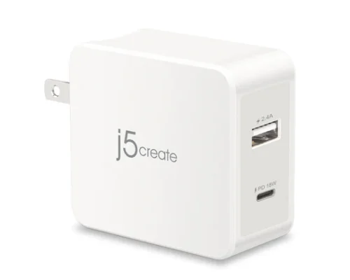 J5Create JUP2230 Type-A and C Wall Charger