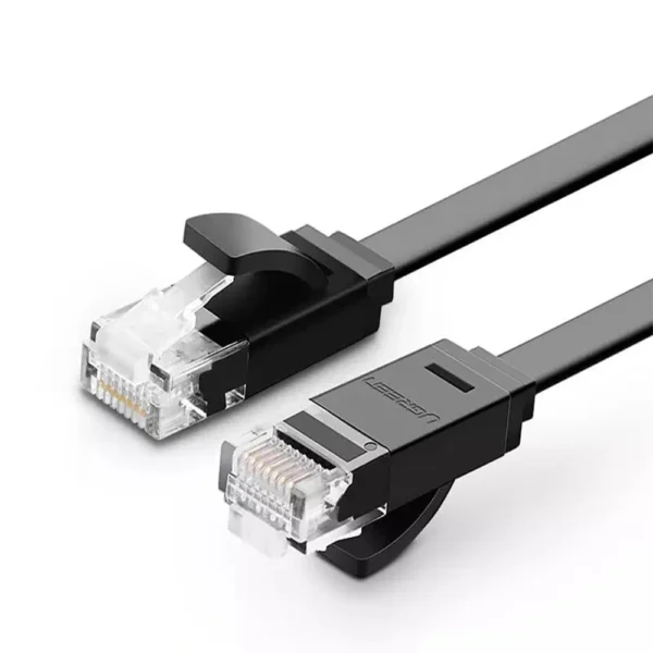 UGreen Cat6 Ethernet 1m Flat LAN - Black