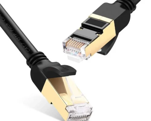 UGreen Cat7 Ftp Ethernet 2m Round LAN Black