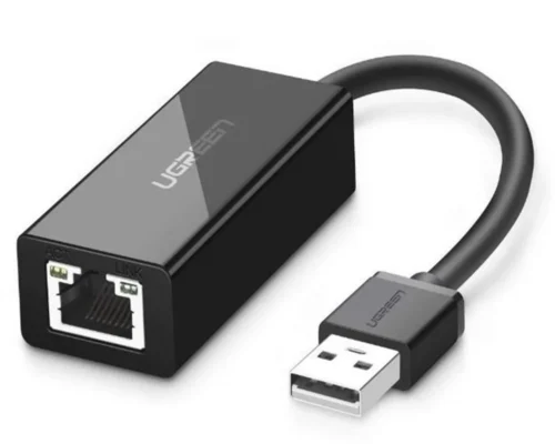 UGreen USB 2.0 To RJ45 10/100mbps Adapter Black