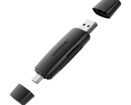 UGreen USB-C 3.1 Multicard Reader + USB-A Black