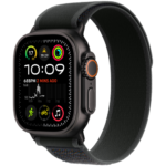 Apple Watch Ultra 2 49mm | GPS | Cellular | Black Titanium Case | S/M Black Trail Loop