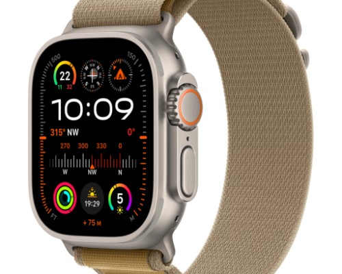 Apple Watch Ultra 2 49mm | GPS | Cellular | Natural Titanium Case | Medium Tan Alpine Loop