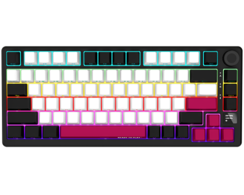 LORGAR KBP7075W Wireless Mechanical Red