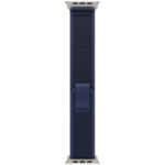 49mm S/M Blue Trail Loop | Natural Titanium Finish
