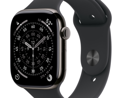 Apple Watch Series 11 46mm | GPS | Cellular | Slate Titanium Case | M/L Black Sport Band