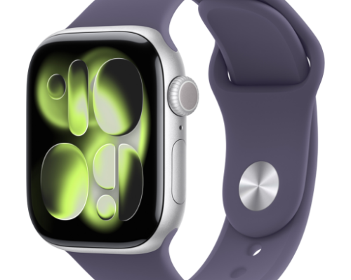 Apple Watch Series 11 GPS 42mm | Silver Aluminium Case | M/L Purple Fog Sport Band