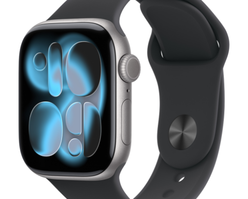 Apple Watch Series 11 42mm | GPS | Cellular | Space Grey Aluminium Case | M/L Black Sport Band