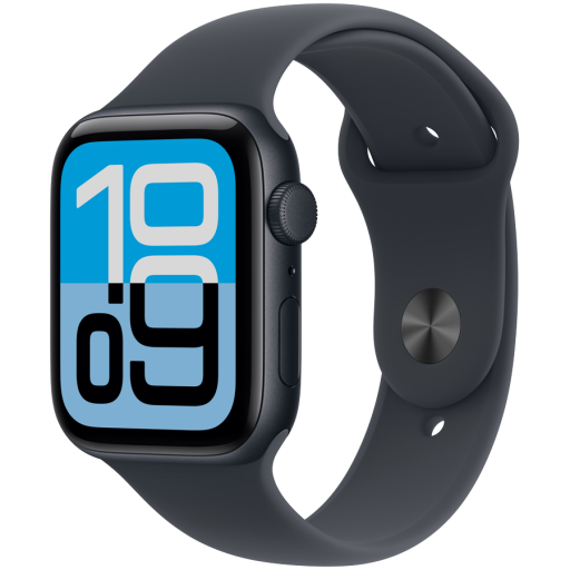 Apple Watch SE 3 GPS 44mm | Midnight Aluminium Case | M/L Midnight Sport Band