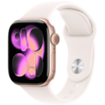 Apple Watch Series 11 42mm | GPS | Cellular | Rose Gold Aluminium Case | M/L Light Blush Sport Band