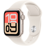 Apple Watch SE 3 GPS 40 mm | Starlight Aluminium Case |M/L Starlight Sport Band
